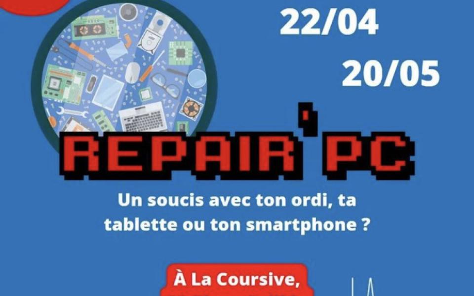 Visuel repair PC avec les Petits Débrouillards